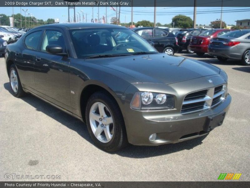 Dark Titanium Metallic / Dark Slate Gray 2009 Dodge Charger SXT