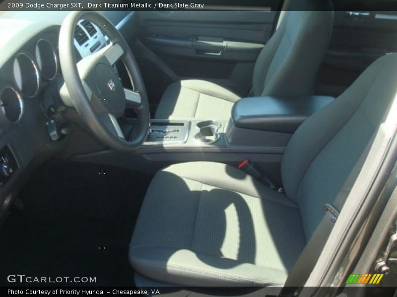 Dark Titanium Metallic / Dark Slate Gray 2009 Dodge Charger SXT