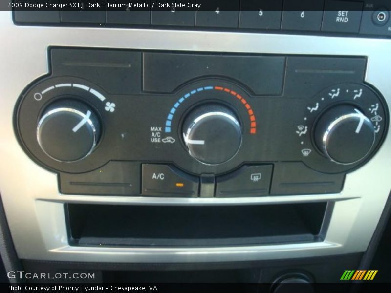 Dark Titanium Metallic / Dark Slate Gray 2009 Dodge Charger SXT