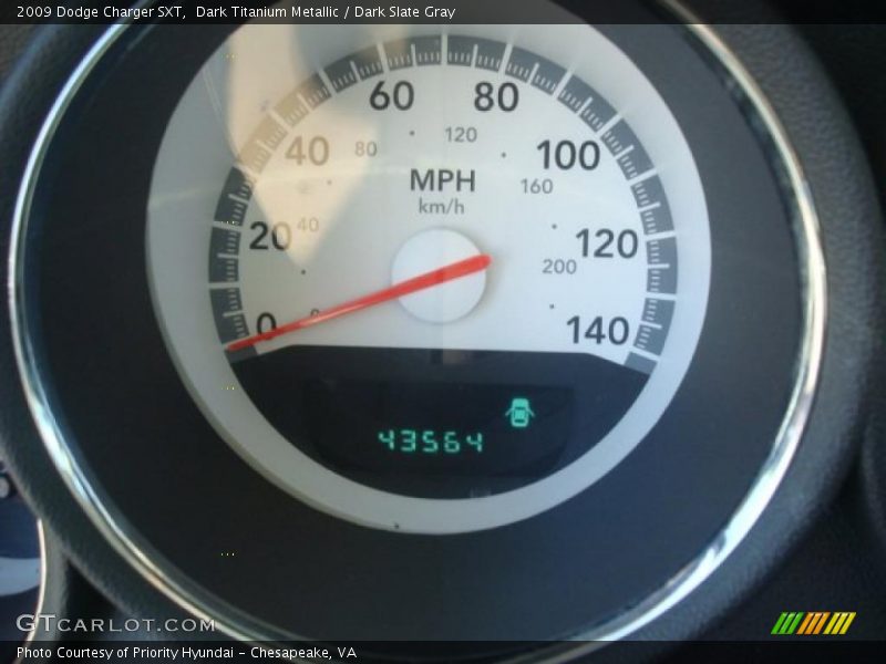 Dark Titanium Metallic / Dark Slate Gray 2009 Dodge Charger SXT