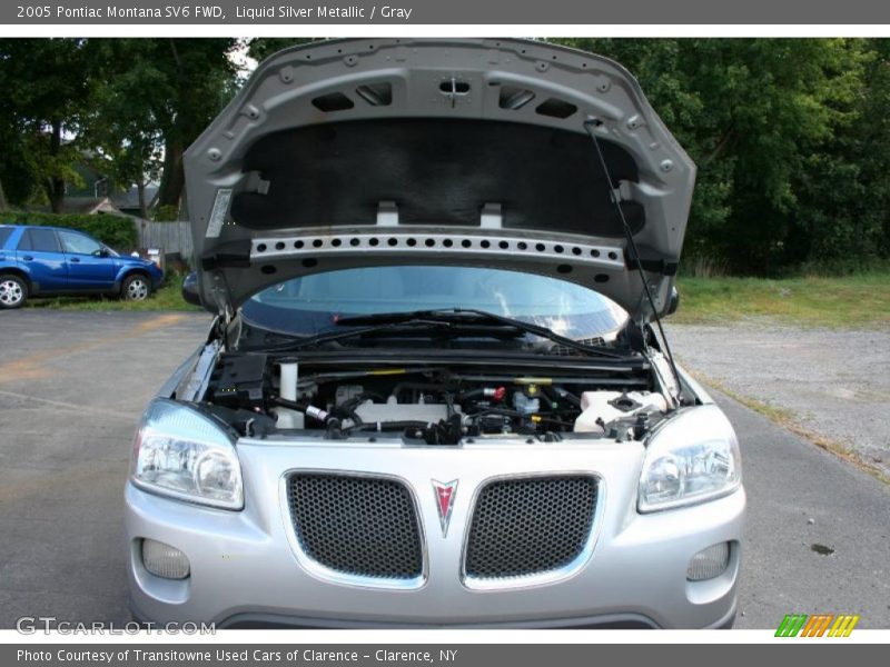 Liquid Silver Metallic / Gray 2005 Pontiac Montana SV6 FWD