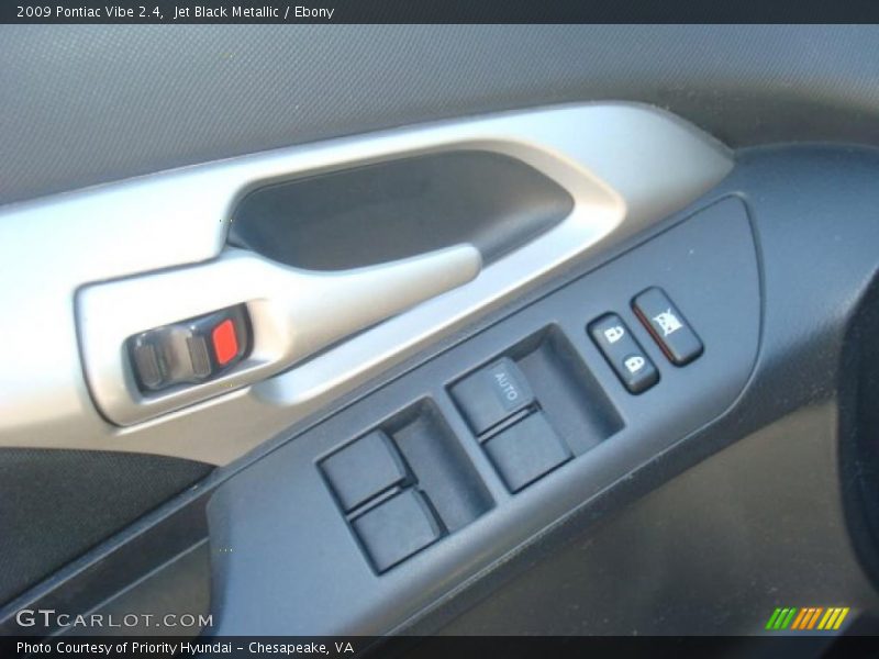Jet Black Metallic / Ebony 2009 Pontiac Vibe 2.4