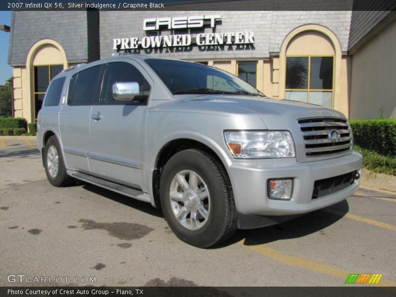 Silver Indulgence / Graphite Black 2007 Infiniti QX 56