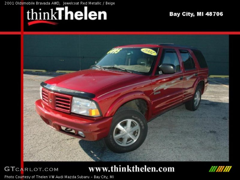 Jewelcoat Red Metallic / Beige 2001 Oldsmobile Bravada AWD