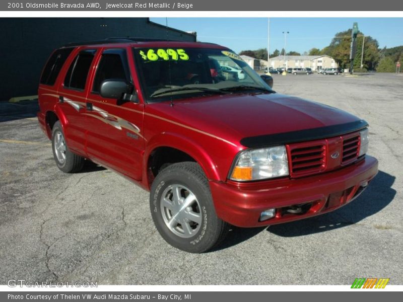 Jewelcoat Red Metallic / Beige 2001 Oldsmobile Bravada AWD