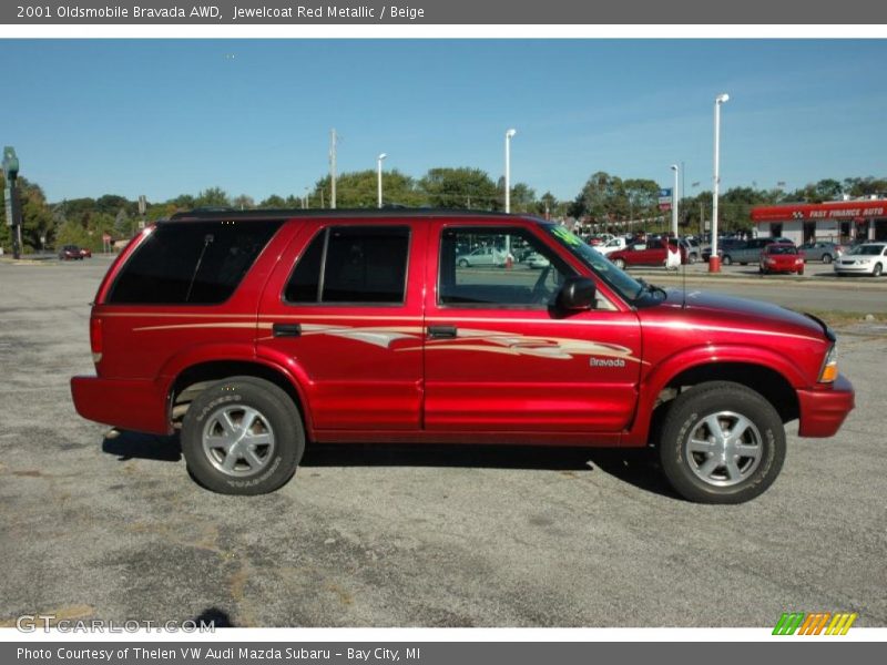 Jewelcoat Red Metallic / Beige 2001 Oldsmobile Bravada AWD