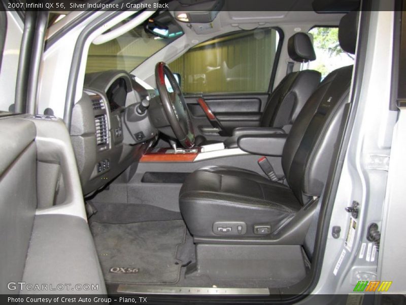 Silver Indulgence / Graphite Black 2007 Infiniti QX 56
