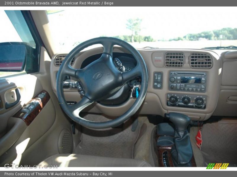 Jewelcoat Red Metallic / Beige 2001 Oldsmobile Bravada AWD