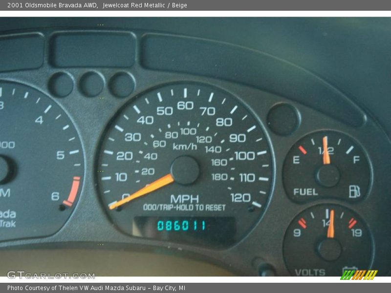 Jewelcoat Red Metallic / Beige 2001 Oldsmobile Bravada AWD