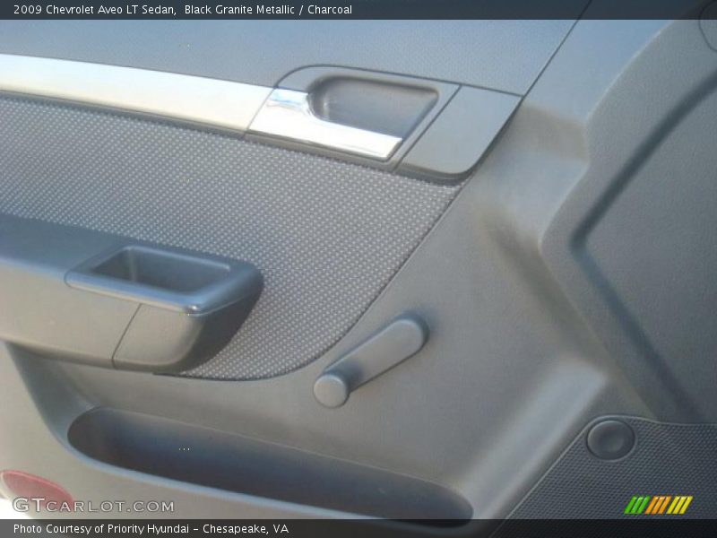 Black Granite Metallic / Charcoal 2009 Chevrolet Aveo LT Sedan