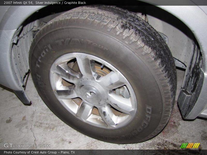 Silver Indulgence / Graphite Black 2007 Infiniti QX 56