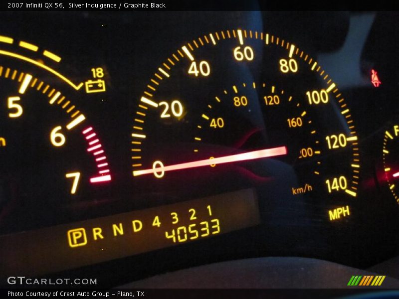 Silver Indulgence / Graphite Black 2007 Infiniti QX 56