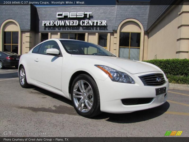 Moonlight White / Wheat 2009 Infiniti G 37 Journey Coupe