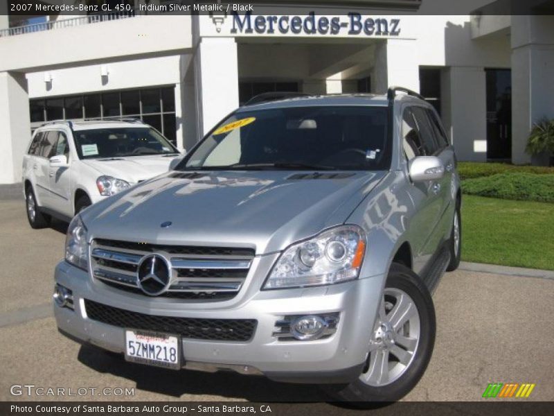Iridium Silver Metallic / Black 2007 Mercedes-Benz GL 450