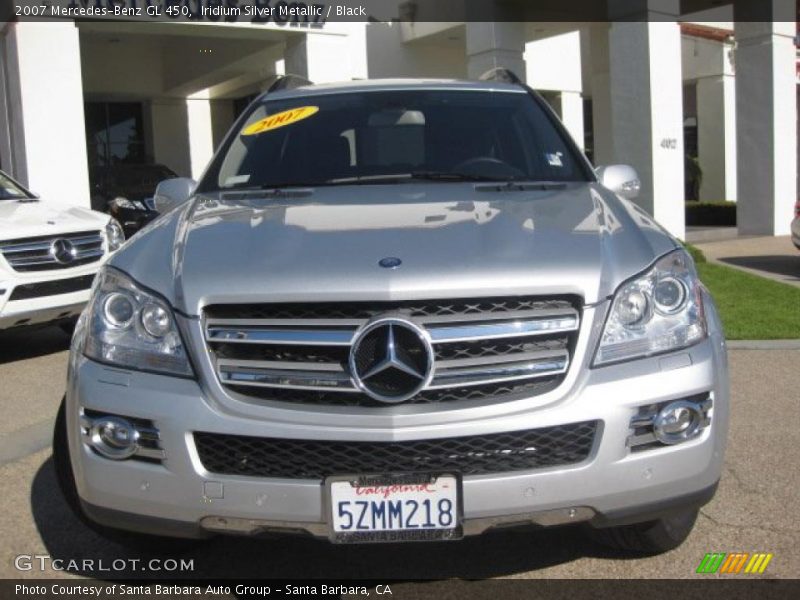 Iridium Silver Metallic / Black 2007 Mercedes-Benz GL 450