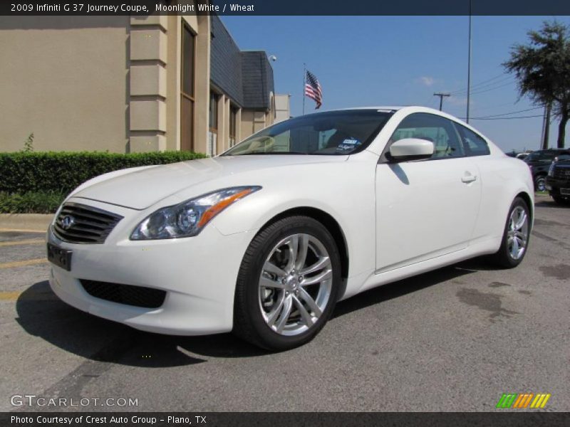 Moonlight White / Wheat 2009 Infiniti G 37 Journey Coupe