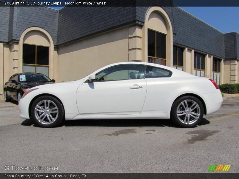 Moonlight White / Wheat 2009 Infiniti G 37 Journey Coupe