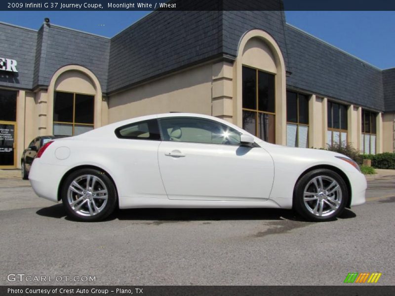 Moonlight White / Wheat 2009 Infiniti G 37 Journey Coupe