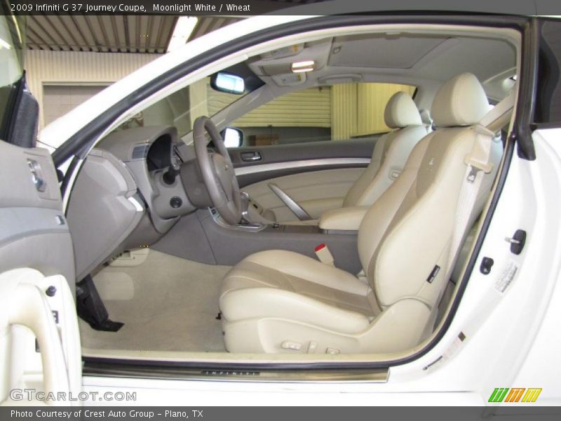 Moonlight White / Wheat 2009 Infiniti G 37 Journey Coupe