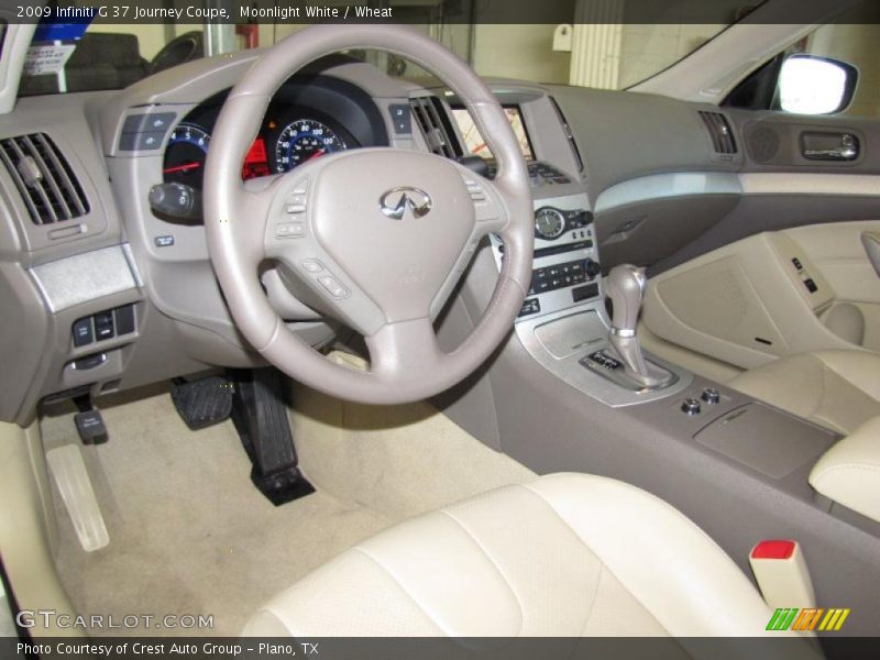 Moonlight White / Wheat 2009 Infiniti G 37 Journey Coupe