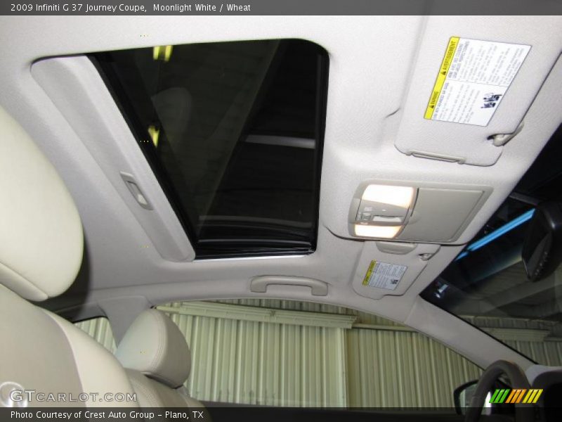 Moonlight White / Wheat 2009 Infiniti G 37 Journey Coupe