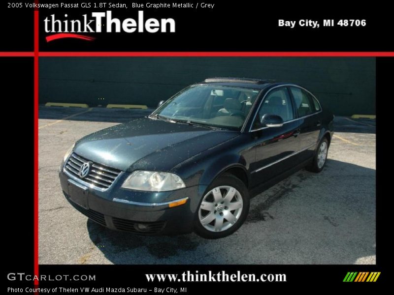Blue Graphite Metallic / Grey 2005 Volkswagen Passat GLS 1.8T Sedan