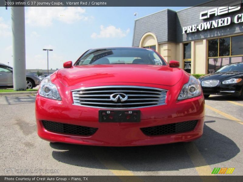 Vibrant Red / Graphite 2009 Infiniti G 37 Journey Coupe