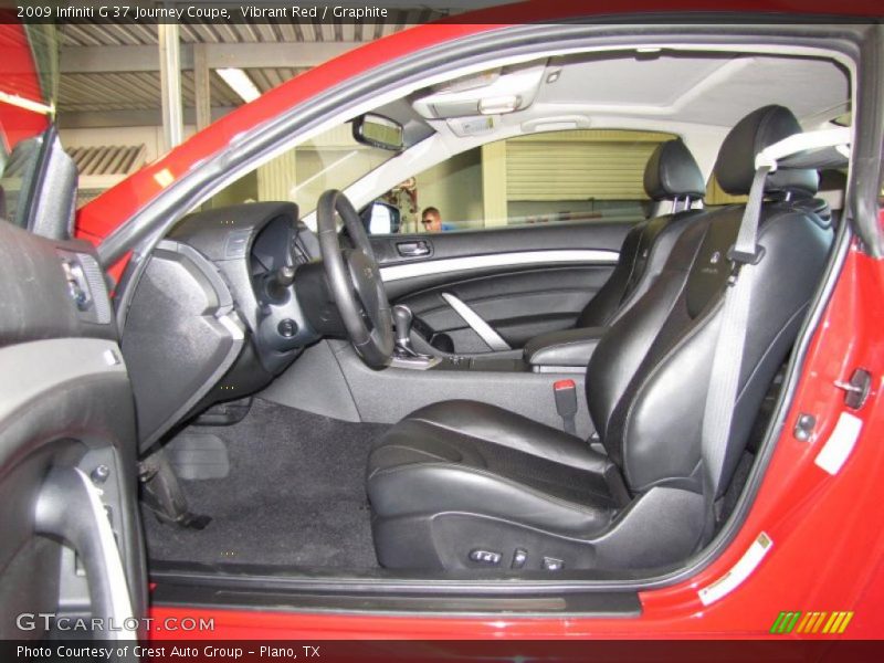 Vibrant Red / Graphite 2009 Infiniti G 37 Journey Coupe