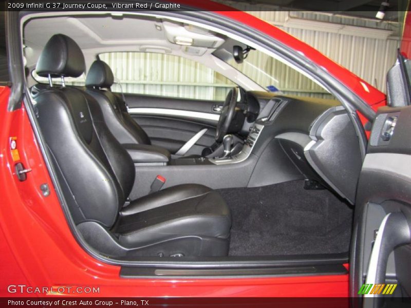 Vibrant Red / Graphite 2009 Infiniti G 37 Journey Coupe
