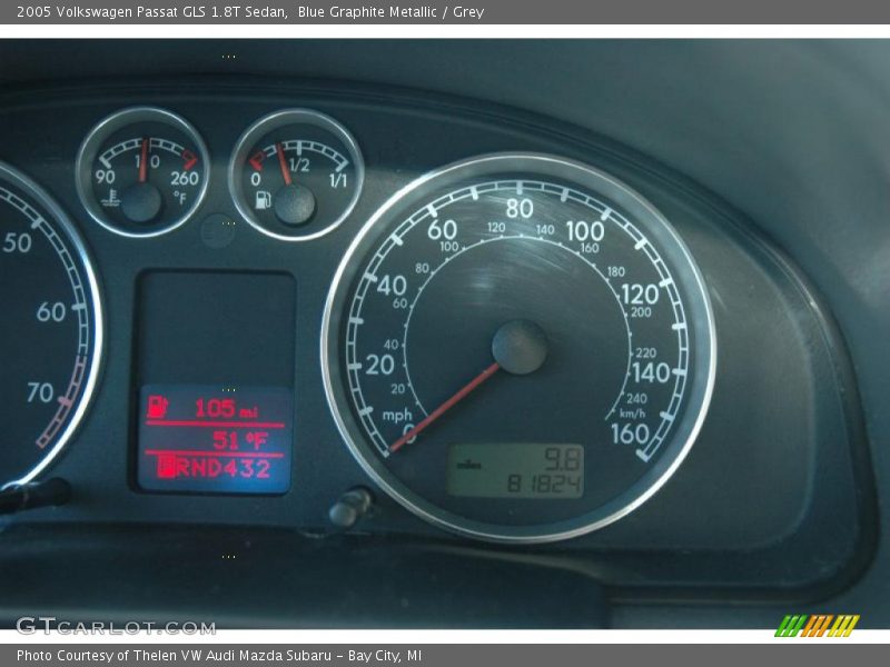 Blue Graphite Metallic / Grey 2005 Volkswagen Passat GLS 1.8T Sedan