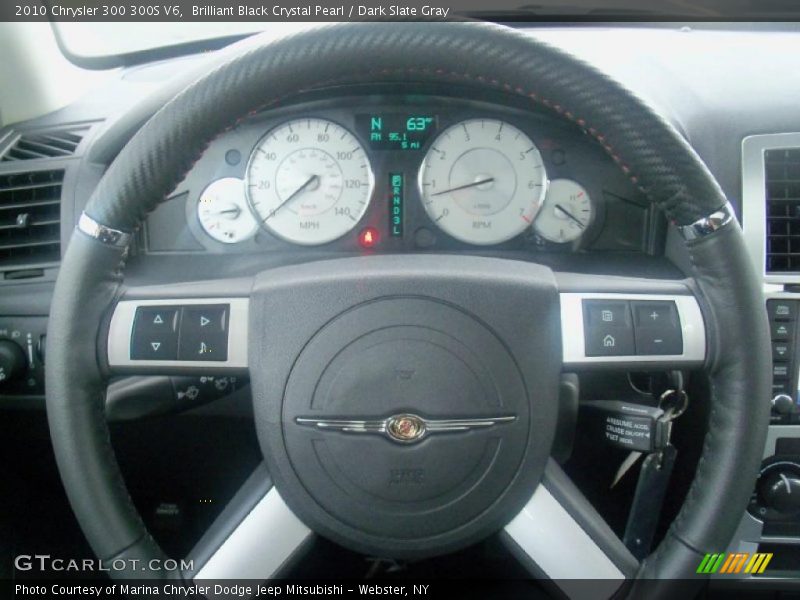 Brilliant Black Crystal Pearl / Dark Slate Gray 2010 Chrysler 300 300S V6