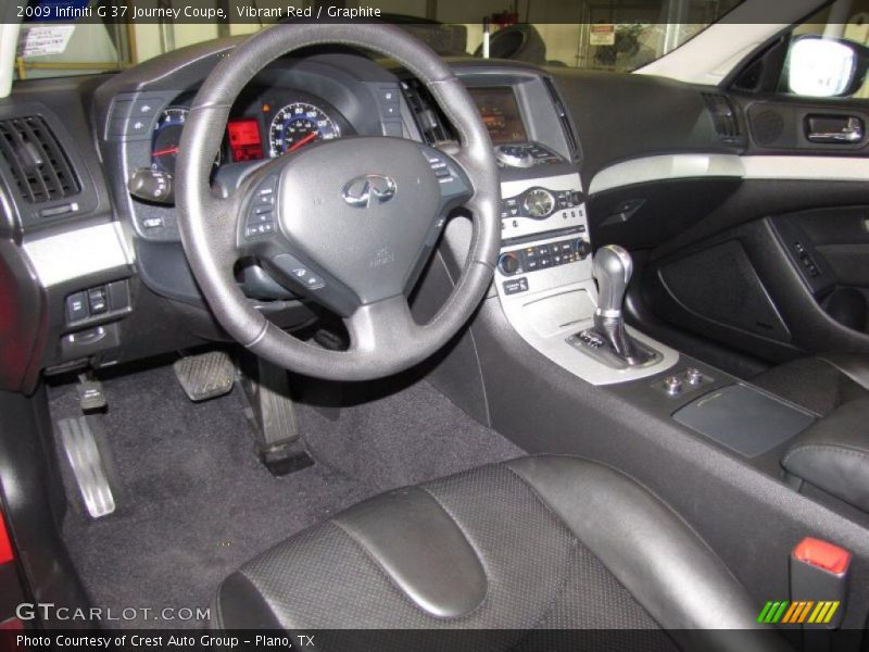 Vibrant Red / Graphite 2009 Infiniti G 37 Journey Coupe