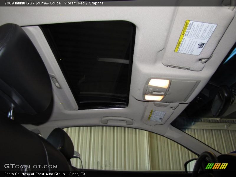 Vibrant Red / Graphite 2009 Infiniti G 37 Journey Coupe
