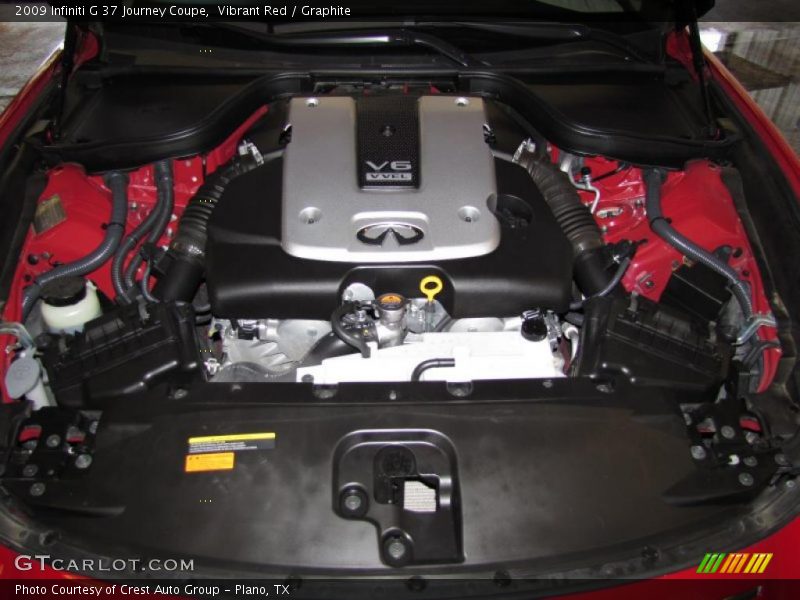 Vibrant Red / Graphite 2009 Infiniti G 37 Journey Coupe