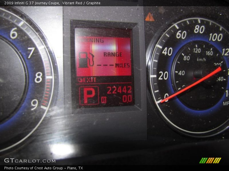Vibrant Red / Graphite 2009 Infiniti G 37 Journey Coupe