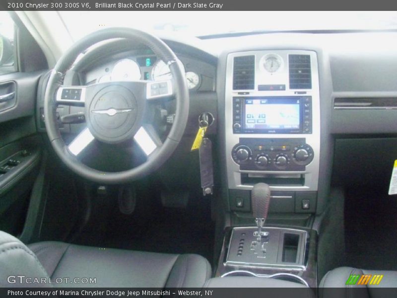 Brilliant Black Crystal Pearl / Dark Slate Gray 2010 Chrysler 300 300S V6