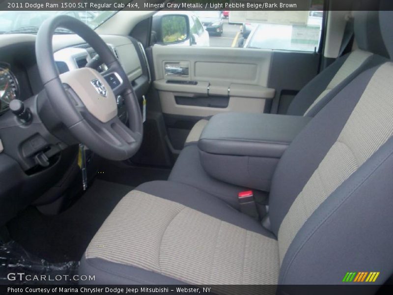 Mineral Gray Metallic / Light Pebble Beige/Bark Brown 2011 Dodge Ram 1500 SLT Regular Cab 4x4
