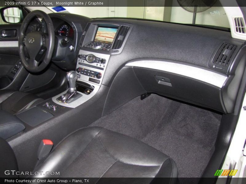 Moonlight White / Graphite 2009 Infiniti G 37 x Coupe
