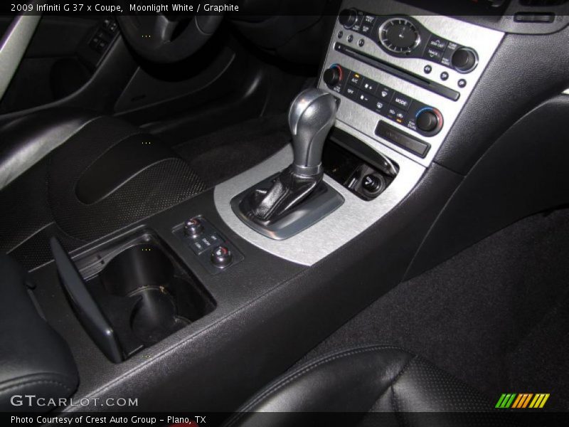 Moonlight White / Graphite 2009 Infiniti G 37 x Coupe