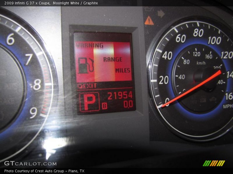 Moonlight White / Graphite 2009 Infiniti G 37 x Coupe