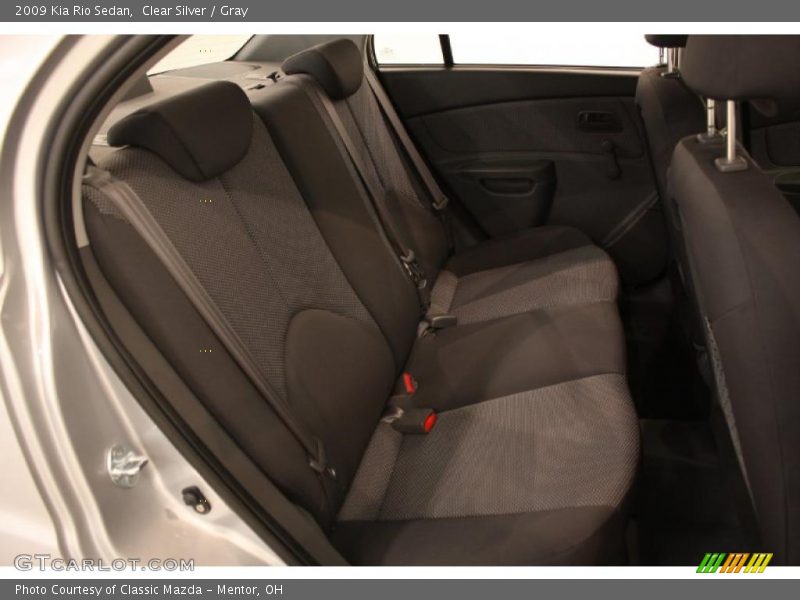 Clear Silver / Gray 2009 Kia Rio Sedan