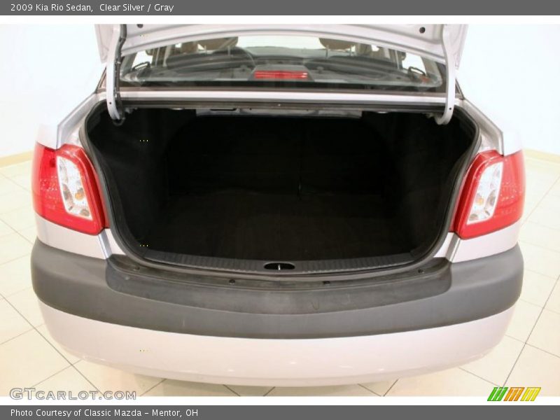Clear Silver / Gray 2009 Kia Rio Sedan