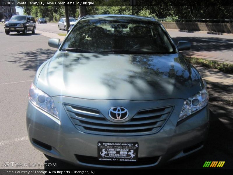 Aloe Green Metallic / Bisque 2009 Toyota Camry LE