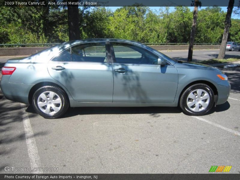 Aloe Green Metallic / Bisque 2009 Toyota Camry LE