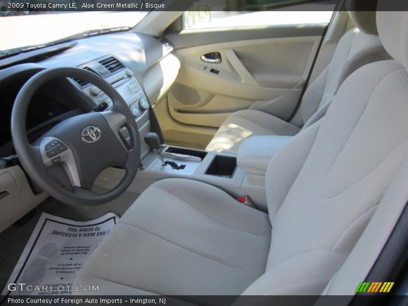 Aloe Green Metallic / Bisque 2009 Toyota Camry LE