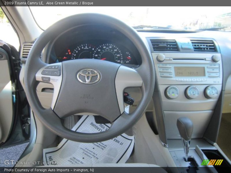 Aloe Green Metallic / Bisque 2009 Toyota Camry LE
