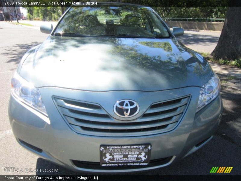 Aloe Green Metallic / Bisque 2009 Toyota Camry LE