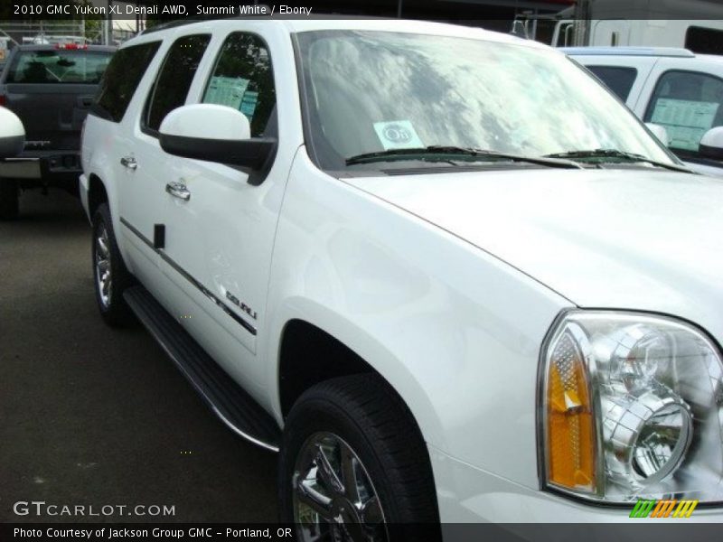 Summit White / Ebony 2010 GMC Yukon XL Denali AWD