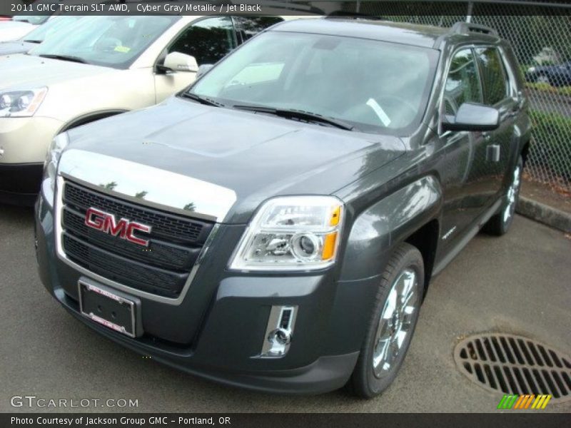 Cyber Gray Metallic / Jet Black 2011 GMC Terrain SLT AWD
