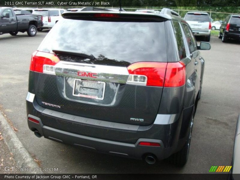 Cyber Gray Metallic / Jet Black 2011 GMC Terrain SLT AWD